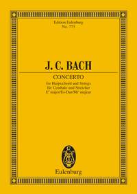 Bach Jc Concerto Eb Op 7 No 5 Study Score Sheet Music Songbook