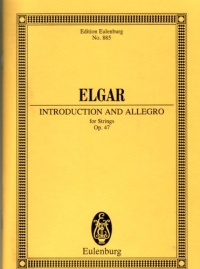 Elgar Introduction & Allegro Op47 Pocket Score Sheet Music Songbook