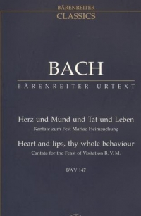 Bach Cantata Bwv 147 Study Score Sheet Music Songbook