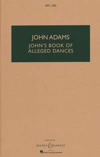 Adams Johns Book Of Alleged Dances Study Sc Sheet Music Songbook