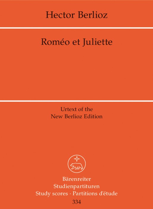 Berlioz Romeo & Juliet Study Score Sheet Music Songbook