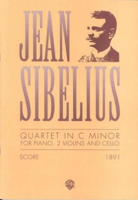 Sibelius Quartet Cmin Score Piano 2 Vlns Cello Sheet Music Songbook