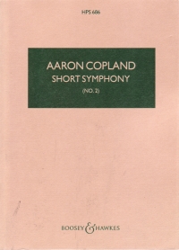 Copland Symphony No 2 Short Hps686 Study Score Sheet Music Songbook