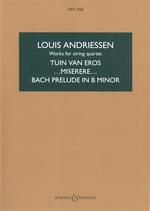 Andriessen Works For String Quartet Study Score Sheet Music Songbook