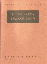 Bruckner Dialog Op 39 Pocket Score Hp3 892 Sheet Music Songbook