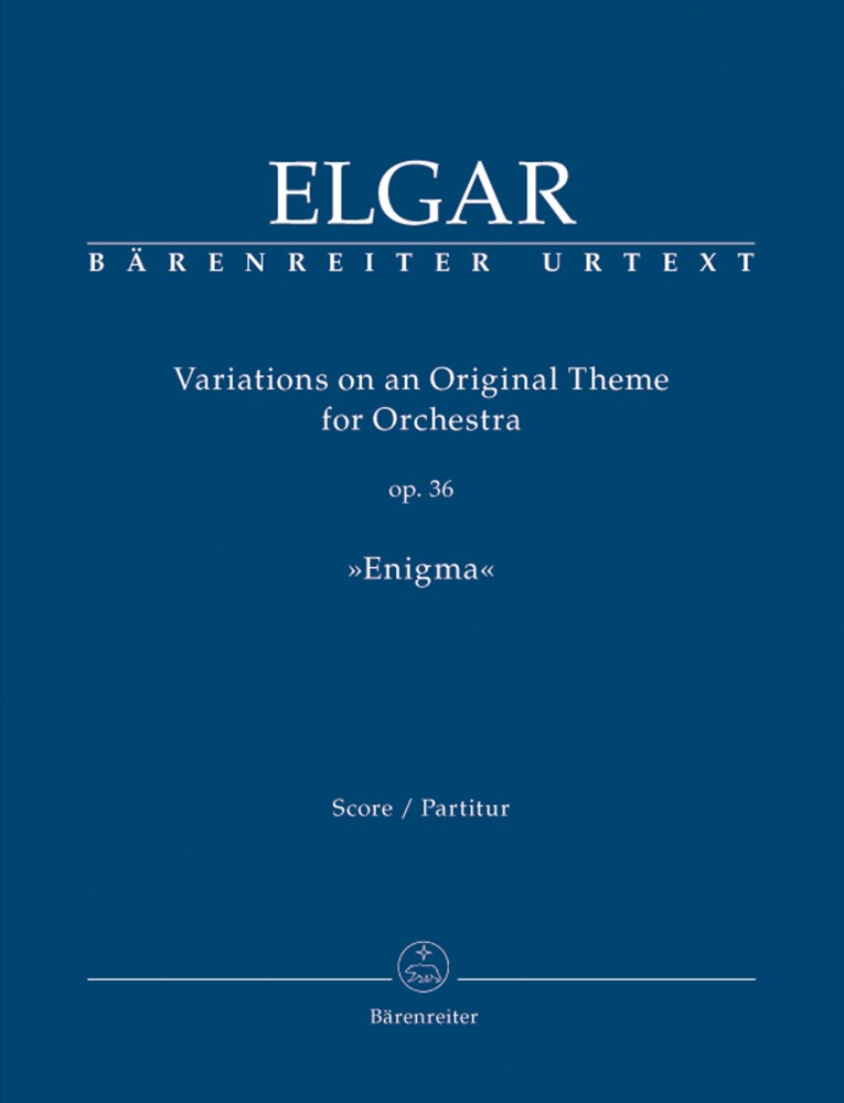 Elgar Enigma Variations Op36 Full Score Sheet Music Songbook