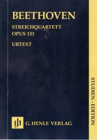 Beethoven String Quartet C#min Op131 Study Score Sheet Music Songbook