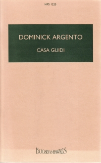 Argento Casa Guidi  Pocket Score Sheet Music Songbook