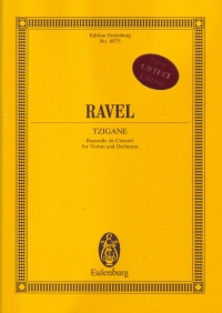Ravel Tzigane     Mini Score Sheet Music Songbook