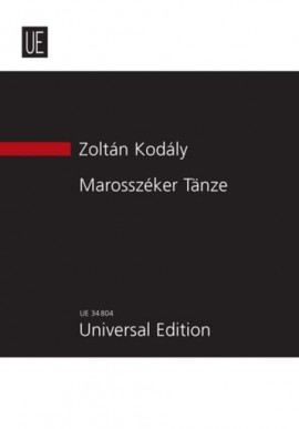 Kodaly Marosszeki Tancok Study Score Sheet Music Songbook