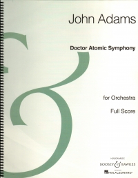 Adams Doctor Atomic Symphony Full Score Sheet Music Songbook