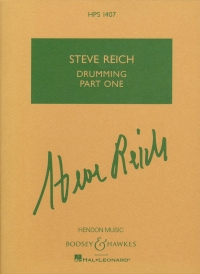 Reich Drumming Part One Hps1407 Study Score Sheet Music Songbook