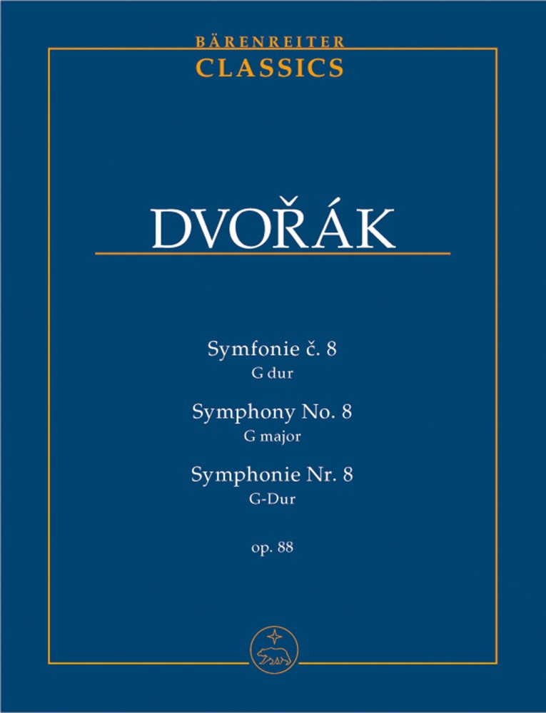 Dvorak Symphony No 8 G Op88 Study Score Sheet Music Songbook