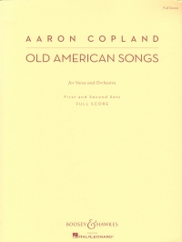 Copland Old American Songs 1st & 2nd Sets F/score Sheet Music Songbook