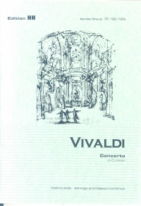 Vivaldi Concerto C Minor Rv 198/198a Study Score Sheet Music Songbook