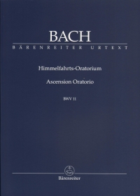 Bach Ascension Oratorio Bwv 11 Study Score Sheet Music Songbook