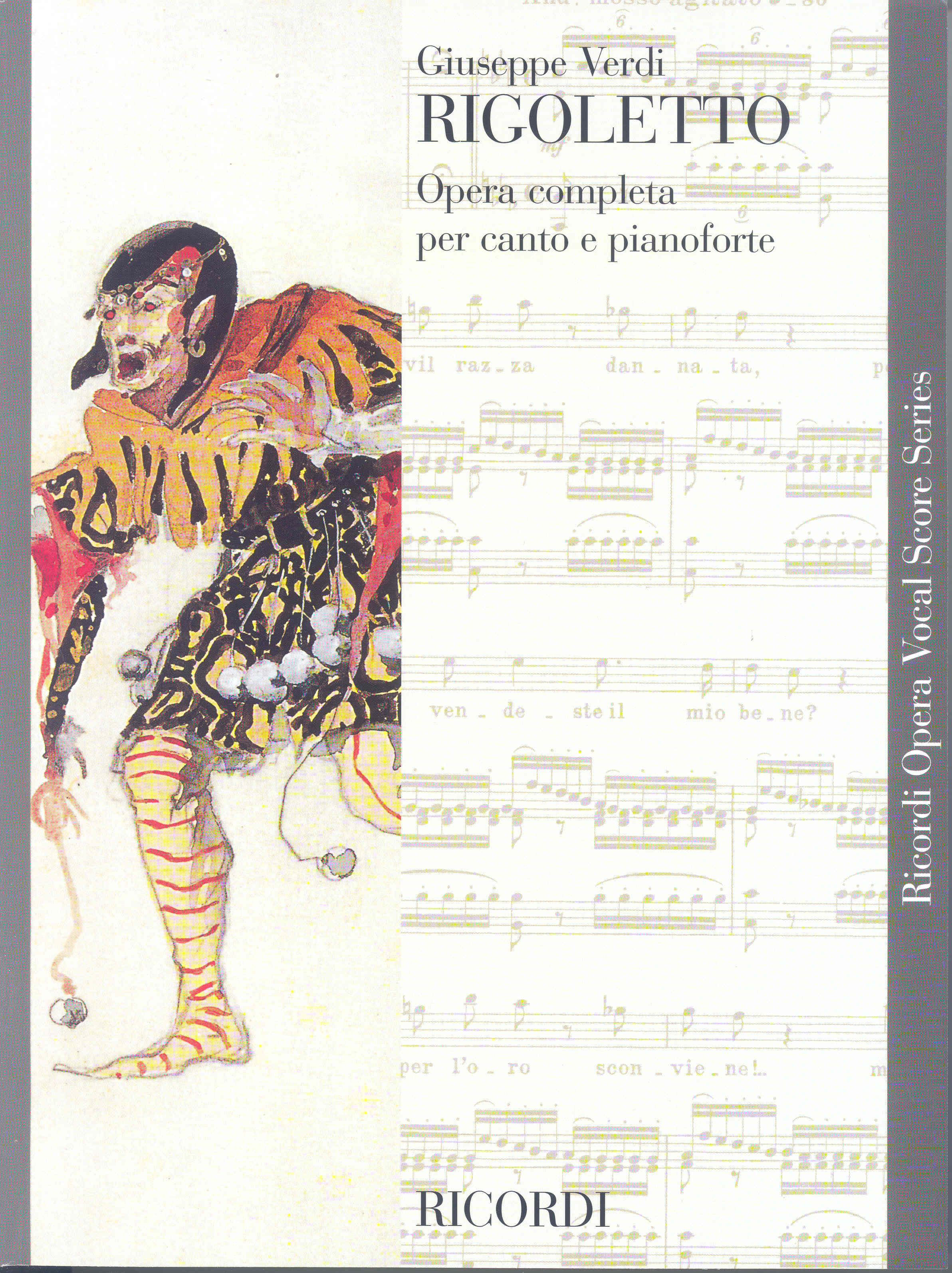Verdi Rigoletto Study Score Sheet Music Songbook