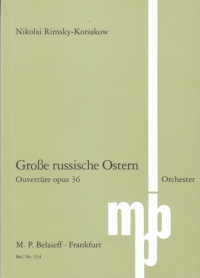 Rimsky-korsakov Russian Easter Overture Op36 Stsc Sheet Music Songbook