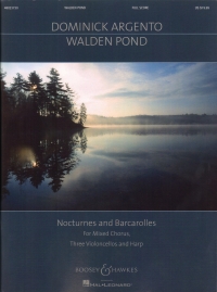 Argento Walden Pond Full Score Sheet Music Songbook