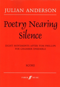 Anderson Poetry Nearing Silence Chamber Score Sheet Music Songbook