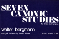 Bergmann 7 Canonic Studies Brass Instruments Score Sheet Music Songbook