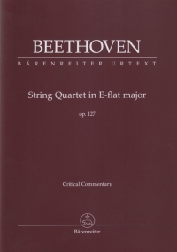 Beethoven String Quartet Eb Op127 Critical Comment Sheet Music Songbook
