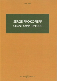 Prokofiev Chant Symphonique Op57 Hps1568 Score Sheet Music Songbook