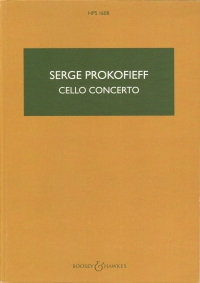 Prokofiev Cello Concerto Emin Op58 Hps1608 Score Sheet Music Songbook