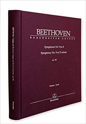 Beethoven Symphony No 9 D Minor Linen-bound Fsc Sheet Music Songbook