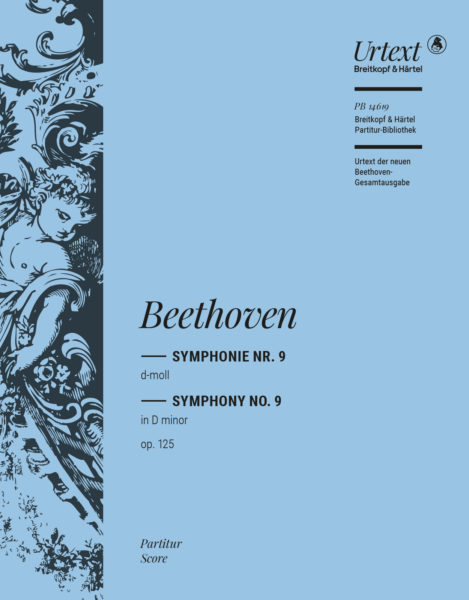 Beethoven Symphony No. 9 Op125 Full Score Sheet Music Songbook