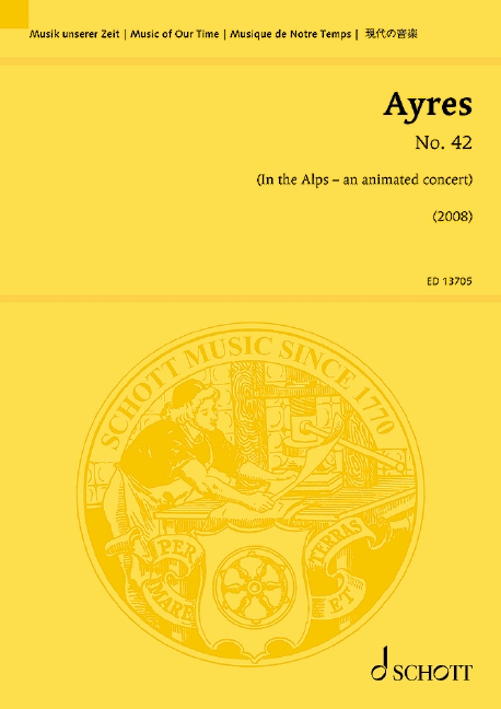 Ayres No. 42 (in The Alps) Study Score Sheet Music Songbook
