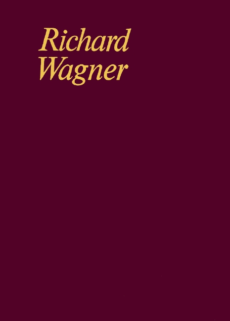 Wagner Complete Edition Supp 21 Score & Commentary Sheet Music Songbook