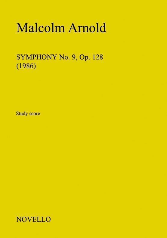 Arnold Symphony No9 Op128 Study Score Sheet Music Songbook