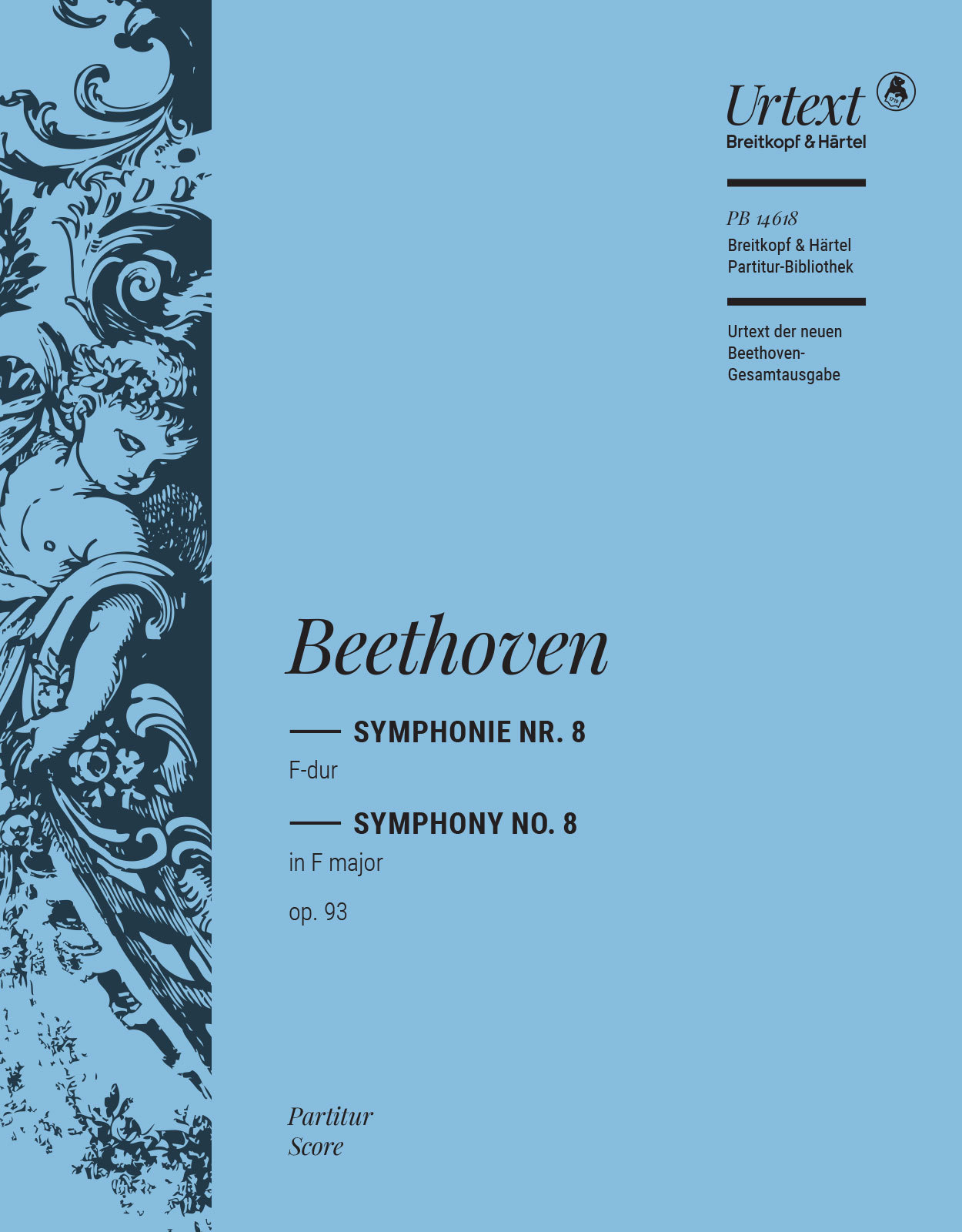 Beethoven Symphony No 8 Op93 Full Score Sheet Music Songbook