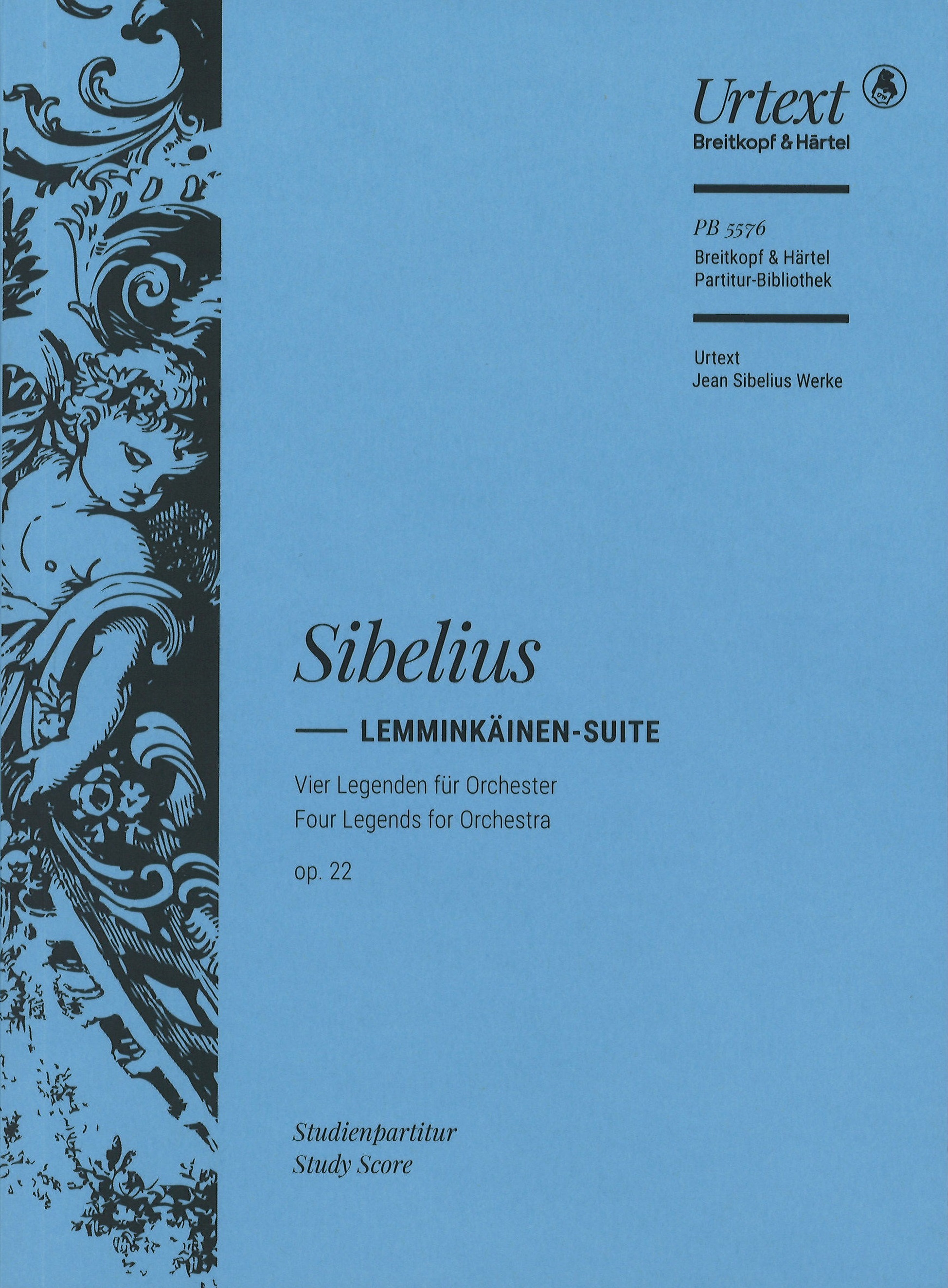 Sibelius Lemminkainen Suite Op22 Study Score Sheet Music Songbook