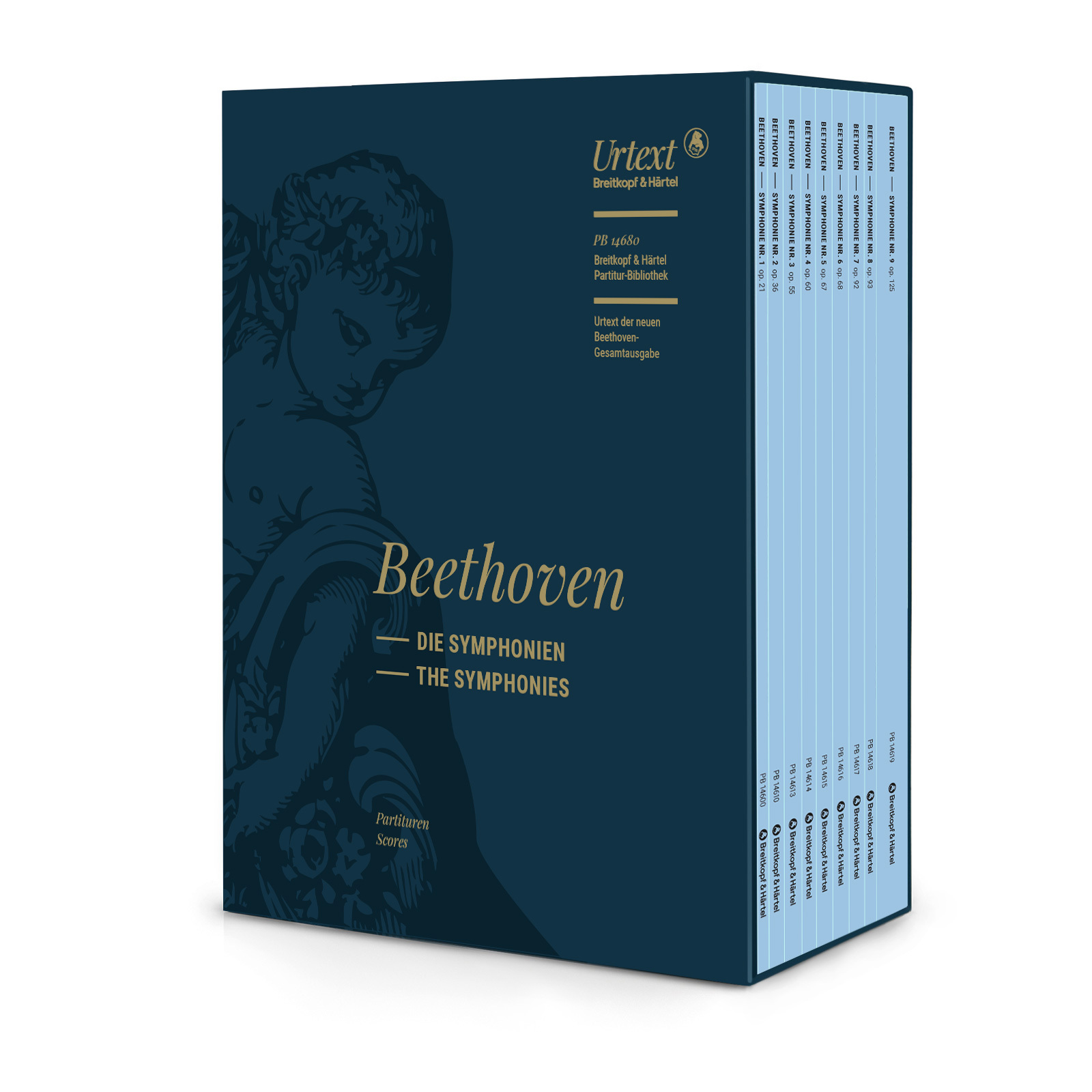 Beethoven The Symphonies 9 Scores In Slipcase Sheet Music Songbook