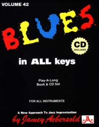 Aebersold 042 Blues In All Keys Book/cd Sheet Music Songbook