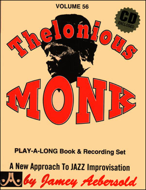 Aebersold 056 Thelonious Monk Book/cd Sheet Music Songbook