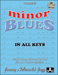 Aebersold 057 Minor Blues In All Keys Book/cd Sheet Music Songbook