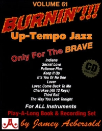 Aebersold 061 Burnin Up Tempo Jazz Book/cd Sheet Music Songbook