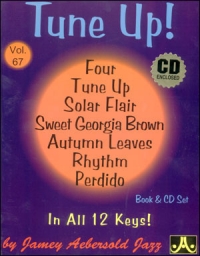 Aebersold 067 Tune Up Book/cd Sheet Music Songbook