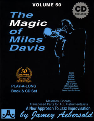 Aebersold 050 Magic Of Miles Davis Book/cd Sheet Music Songbook