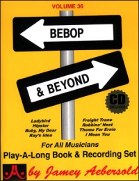Aebersold 036 Bebop & Beyond Book/cd Sheet Music Songbook