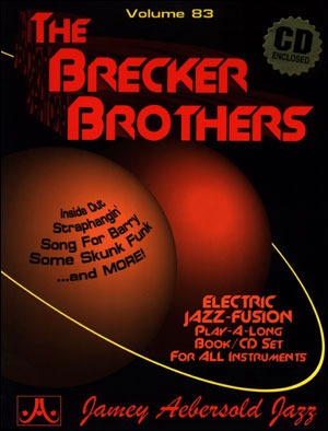 Aebersold 083 Brecker Brothers Book/cd Sheet Music Songbook