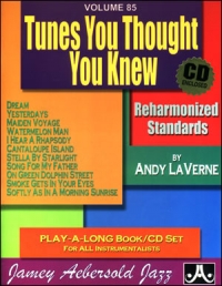 Aebersold 085 Tunes You Thought You Knew Book/cd Sheet Music Songbook