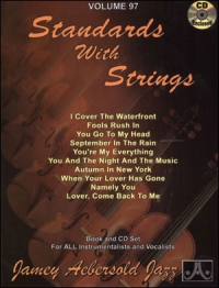 Aebersold 097 Standards With Strings Book/cd Sheet Music Songbook