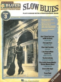 Blues Play Along 03 Slow Blues Book & Cd Sheet Music Songbook