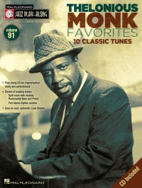 Jazz Play Along 91 Thelonious Monk Favorites Bk/cd Sheet Music Songbook