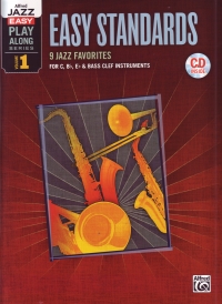 Alfred Jazz Easy Play Along 1 Easy Standards + Cd Sheet Music Songbook