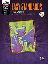 Alfred Jazz Easy Play Along 2 Easy Standard Rhythm Sheet Music Songbook